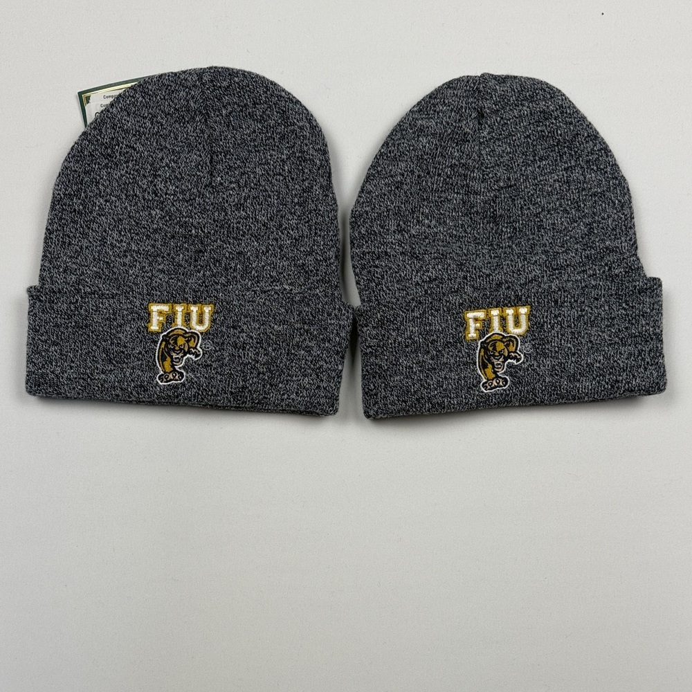 Legacy FIU Charcoal Beanie Duo TWO FOR THE PRICE OF ONE!